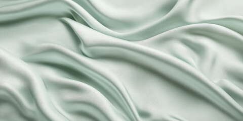 Fototapeta premium Light mint background with gentle wave illustrations. The smooth bends and soft gray textures create an elegant design, perfect for a wedding card or a relaxing screensaver.