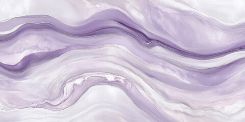 Obraz premium Lavender textures wallpaper featuring abstract silky waves. Soft and delicate tones add a dreamy aesthetic to this high-definition modern design.