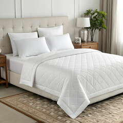 A bed is a piece of furniture for sleeping or resting,