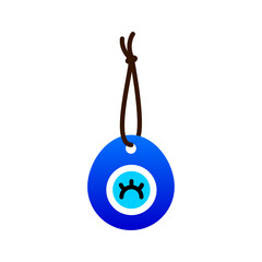 まつげのついた笑顔のナザールボンジュウ