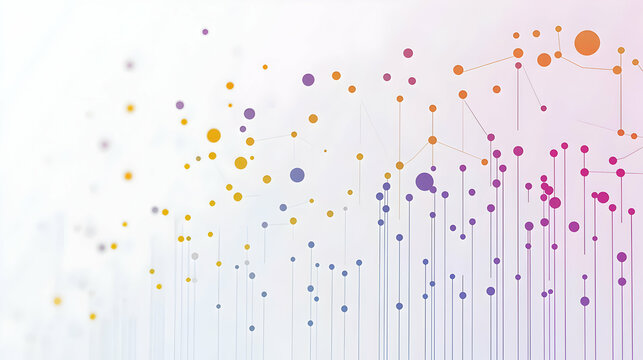 Minimalist scatter chart with crisp data points