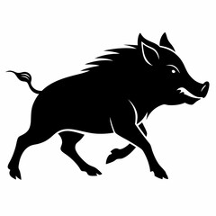 silhouette of a wolf