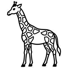 giraffe vector illustration
