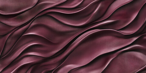 Fototapeta premium Plum textures wallpaper with flowing silk-like waves. Deep, rich tones create a luxurious and mysterious high-definition backdrop.