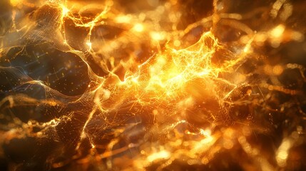 Flowing Tendrils of Light Weaved into a Dynamic and Vibrant Fabric