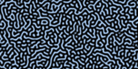 Abstract multicolor pattern styles of reaction biology diffusion turing on white background. Colorful wave abstract background seamless pattern. Waves, Swirls, lines, Spin Patterns. Monochrome, Turing