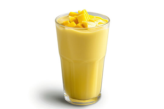 Lassi, mango refreshing drink, indian traditional cocktail