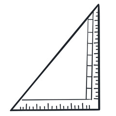 Triangle Ruler outline