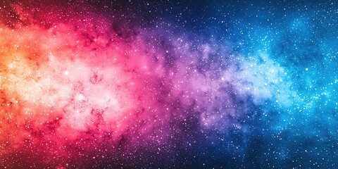 Obraz premium vibrant nebula swirls with cosmic dust and stars breathtaking display of celestial colors