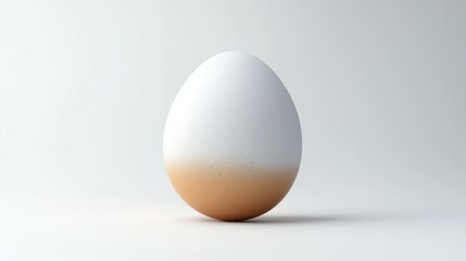Elegant 3D Egg Design with Smooth Professional Aesthetic