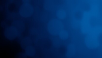 Abstract blue gradient background with out-of-focus lights, soft bokeh effect for depth.