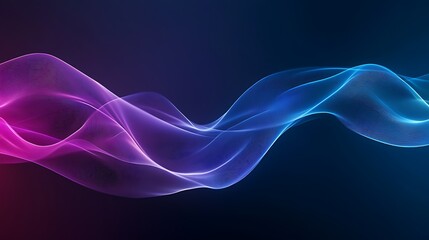 Abstract Colorful Wave Background: A Serene Digital Art
