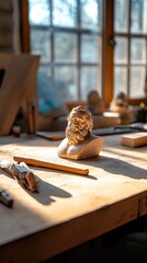Sculpting Sunlight: A Craftsman's Studio