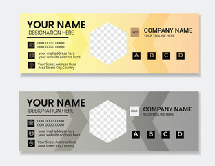 Obraz premium Professional Email Signature Design to Impress