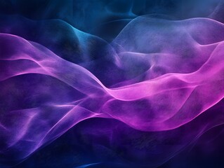 Obraz premium Abstract Flowing Nebula: An ethereal image featuring vibrant swirls of pink and blue, reminiscent of a cosmic nebula or flowing fabric. The colors blend seamlessly, creating a dreamy.