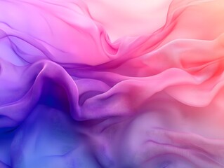 Obraz premium Rainbow Silk Drape: A vibrant and colorful close-up shot showcasing the luxurious texture and flowing movement of sheer silk fabric in a rainbow of pastel hues.