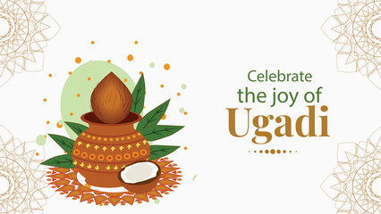 Fototapeta premium Celebrate the Joy of Ugadi