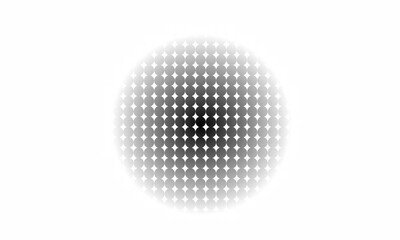 Abstract halftone circular dot pattern with a gradient effect. Perfect for backgrounds, digital designs, posters, banners, and modern graphic elements. High-quality vector.