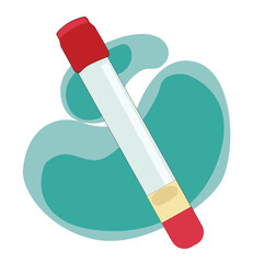 Blood sample tube virus test 