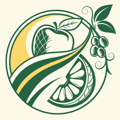 illustration of an apple