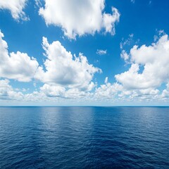 Fototapeta premium blue sky and sea