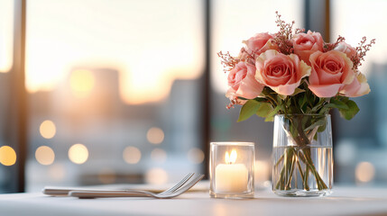 Valentine's table setup