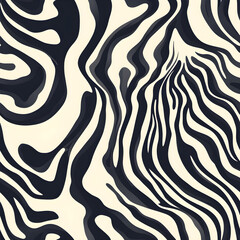 Abstract black and beige marble pattern creating dynamic visual effect