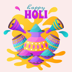 Holi Gradient Composition