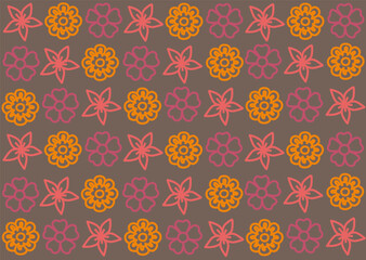 flowers seamless pattern