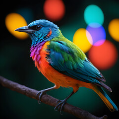 Obraz premium Birds are warm-blooded, feathered animals with wings, known for flight, chirping