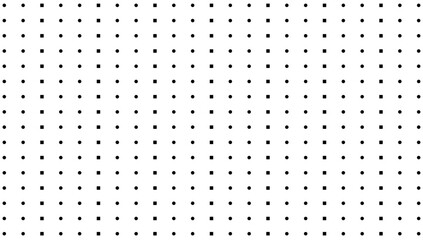 Seamless grid pattern: subtle halftone design featuring repeated small hatch crosses and tiny elements. Abstract geometric texture with faded black and white rectangle prints. Vector illustration.