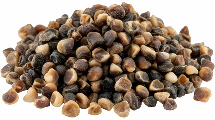 Obraz premium Heap of brown and beige seeds