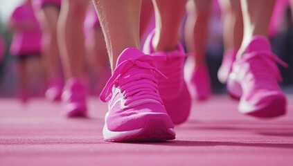Pink Runners: A Celebration of Fitness and Unity