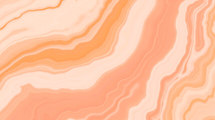 Obraz premium Polished stone slab texture with smooth orange and peach lines for elegant interior designs, natural marble background suitable for various decor project