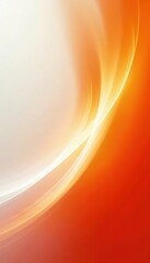Dynamic orange and white light waves, abstract background , digital, power, texture