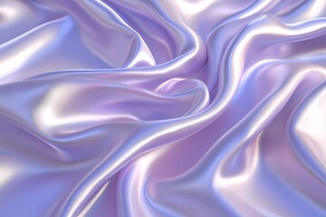 Obraz premium pastel purple shiny satin silk fabric background. smooth elegant wavy, luxurious Anniversary, Christmas, wedding, valentine, event, celebration concept.