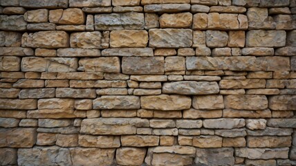 Fototapeta premium Stacked stone wall texture