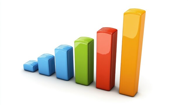 A bar graph showing expense reduction over time, clean white background.