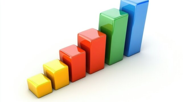 A bar graph showing expense reduction over time, clean white background.