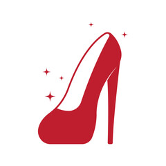 woman shoe ,High Heel logo vector template