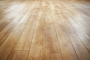 Close-up of a natural light beige wooden floor
