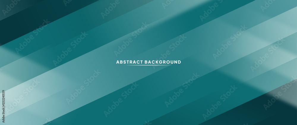 Poster abstract background with overlapping and crisscrossing slash patterns. smooth green gradation. perfe