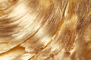 A close-up of a raw gold metallic background showcasing detailed textures and natural grain patterns, enhanced by high-definition clarity and vibrant tones.