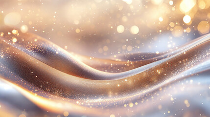 shiny and glowing abstract bokeh background with acrylic curved lines, A background with dots on a wave geometric lines, Abstract geometric line background with flowing waves and sparkling particles.