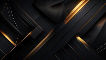 Obraz premium Golden geometric square pattern texture background