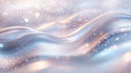 shiny and glowing abstract bokeh background with acrylic curved lines, A background with dots on a wave geometric lines, Abstract geometric line background with flowing waves and sparkling particles.