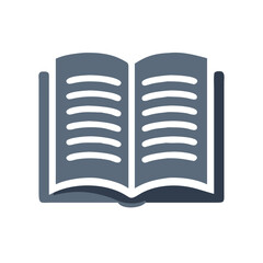 Classic Open Book Vector Illustration