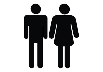 male and female icon design