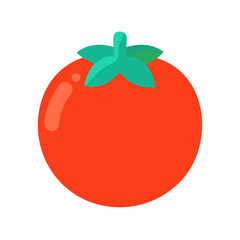 High-Quality Tomato Vector Image – Clean and Minimalist