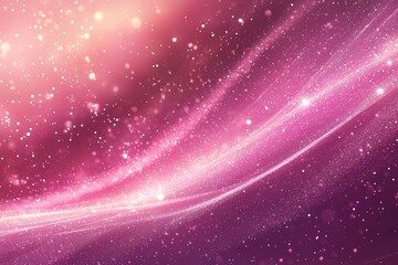 Obraz premium A dreamy pink glitter texture abstract background with delicate sparkles and a smooth, blurred effect, creating a soft and enchanting atmosphere.